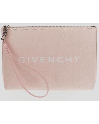 givenchy pink red clutch